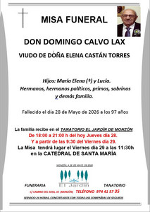 DOMINGO CALVO LAX