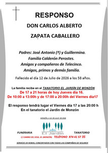 CARLOS ALBERTO ZAPATA CABALLERO