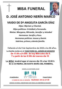JOSÉ ANTONIO NERÍN MARCO