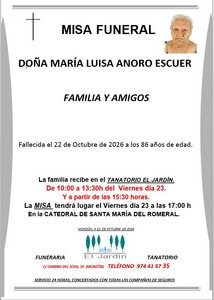 MARÍA LUISA ANORO ESCUER