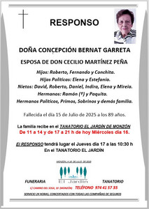 DOÑA CONCEPCIÓN BERNAT GARRETA