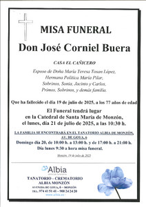 JOSE MARIA CORNIEL BUERA